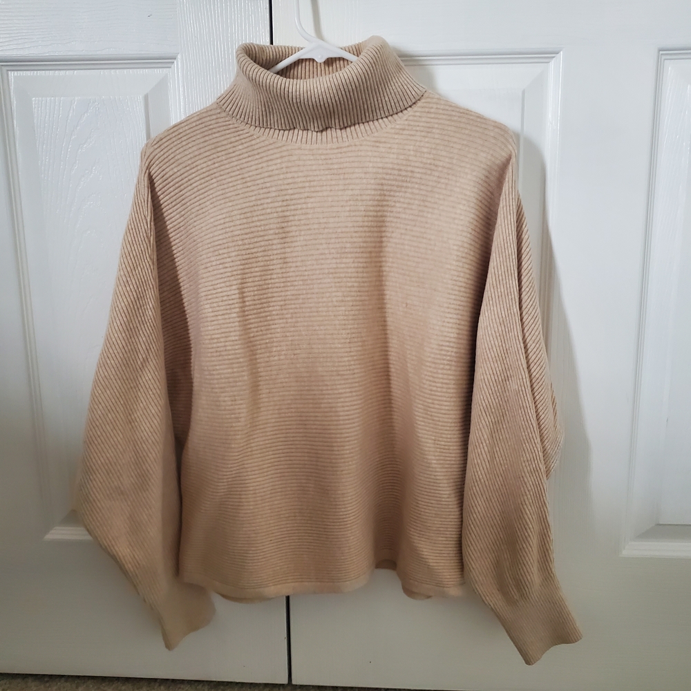 Old Navy Tan Turtleneck Sweater